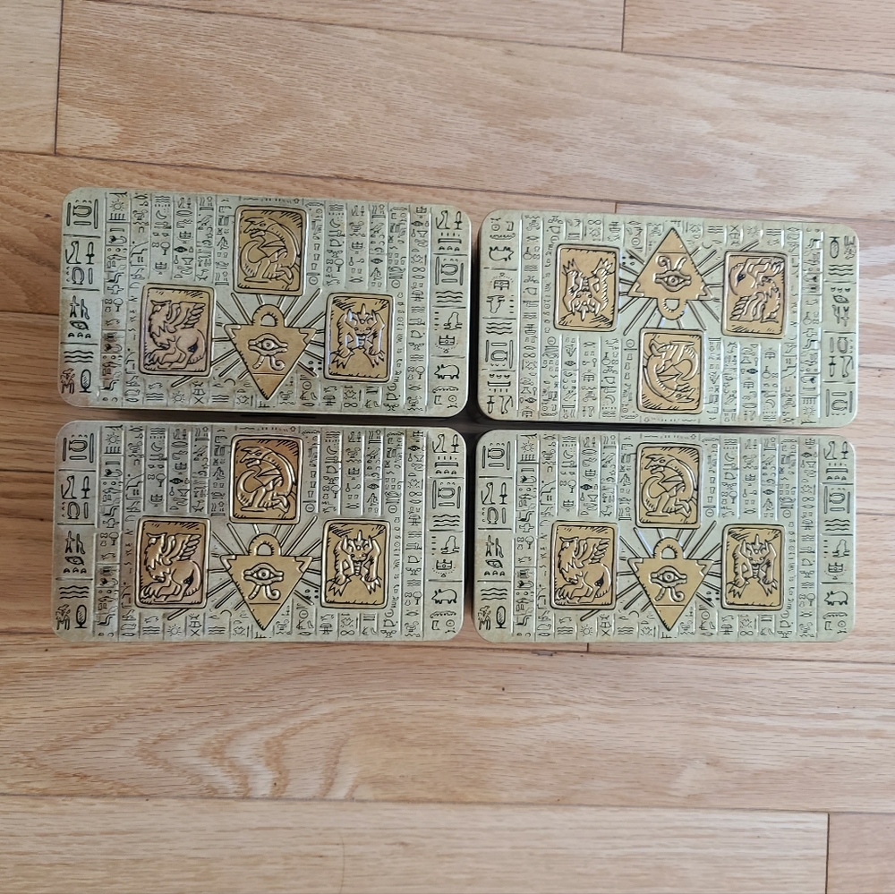 Yu-Gi-Oh! Collector's Tin X 4 (Empty), 2022 Tin of the Pharaoh's God